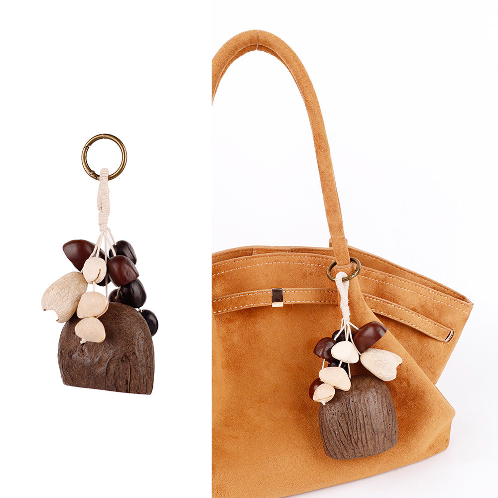 Creative handmade charm for tote bag decoration