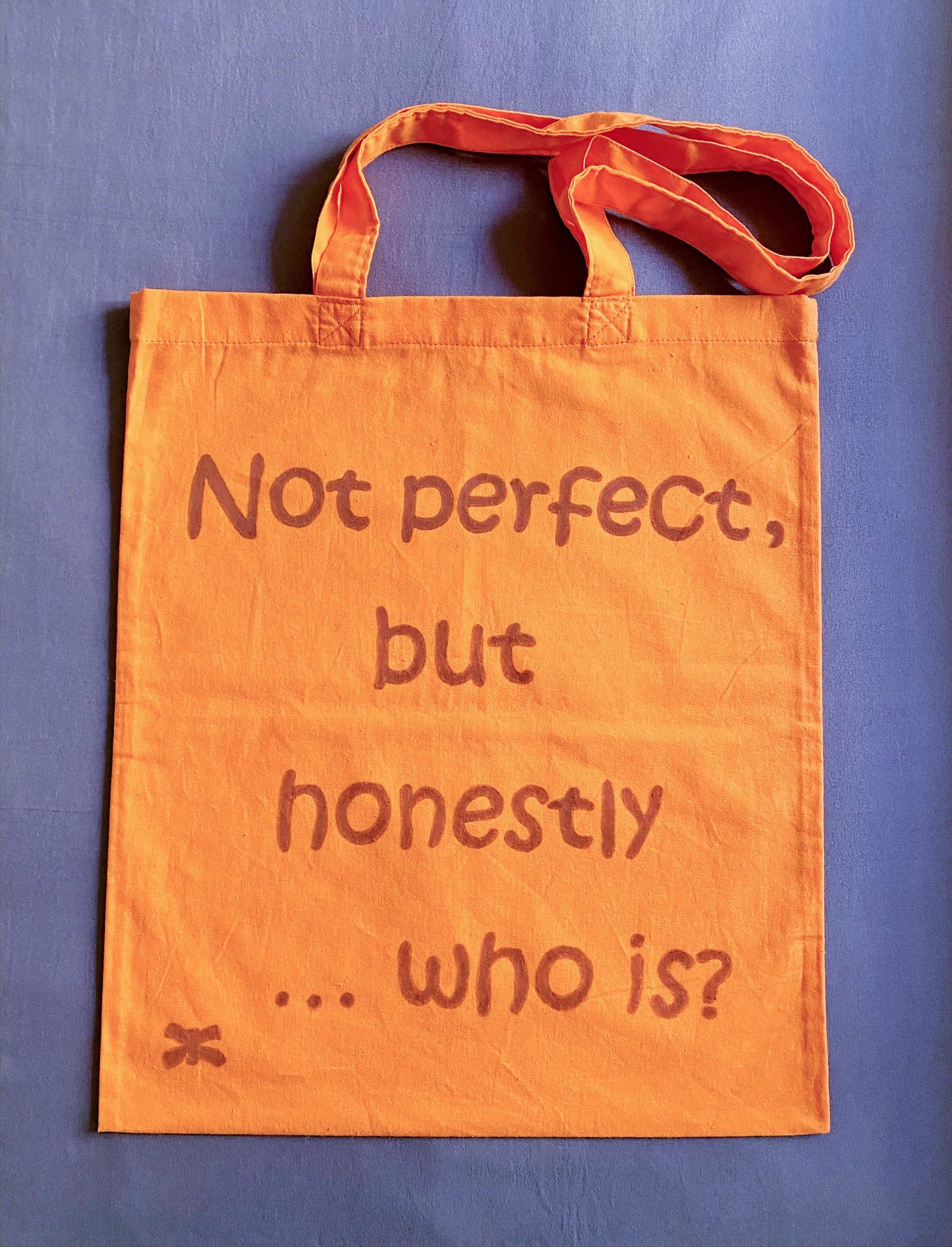 sustainable orange tote bag for minimalist fashion lovers