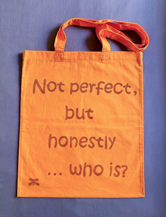 sustainable orange tote bag for minimalist fashion lovers