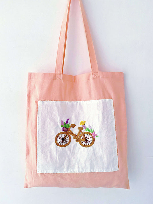 embroidered cotton tote often chosen as a thoughtful birthday gift