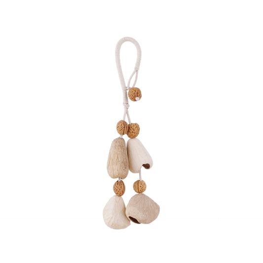 Natural Fruit Shell Rattle Charm