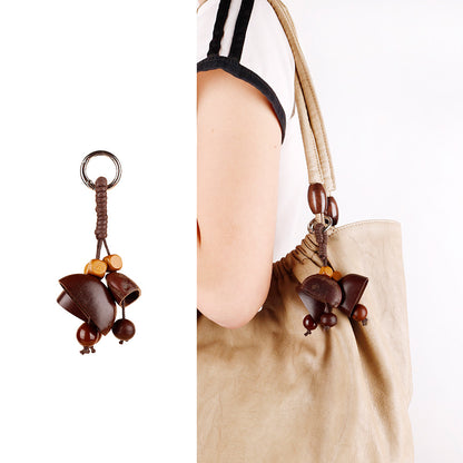 Handmade style natural charm for bags and personal accessories