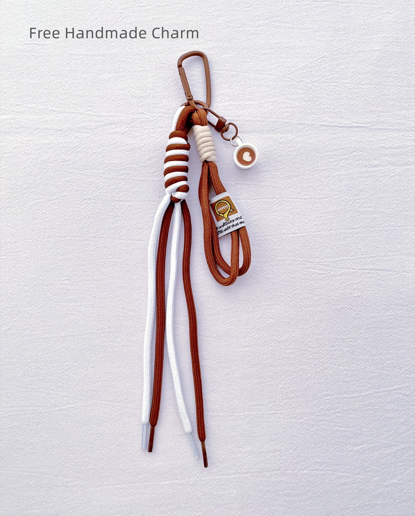 Authentic canvas shopper with slightly uneven hand-painted strokes