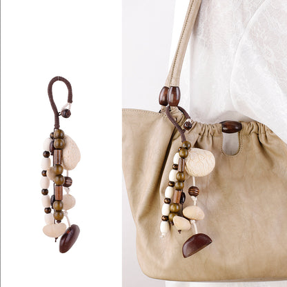 Natural Fruit Shell Rattle Charm