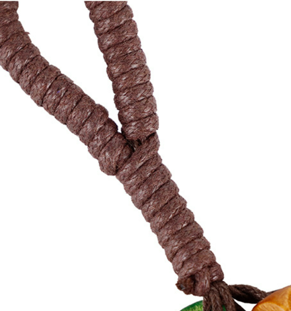 Rustic inspired bag charm with seeds and wooden beads