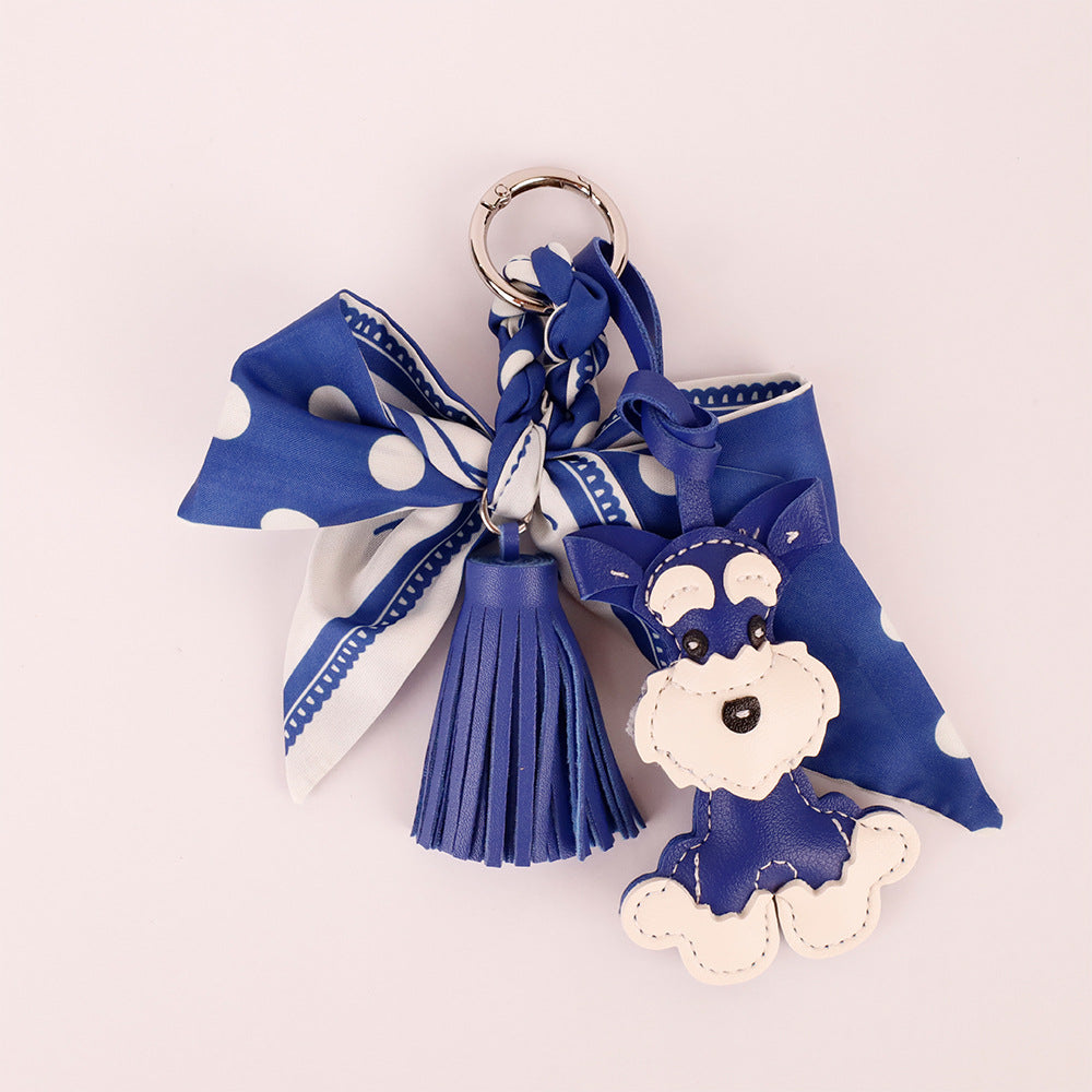 Navy bow bag accessory suitable for gifting