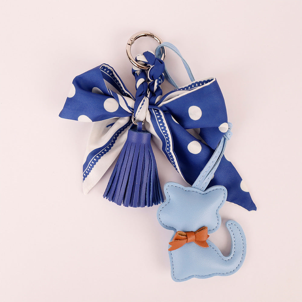 Navy decorative charm for everyday handbags