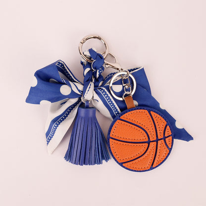 Scarf bow accessory for personalizing a tote