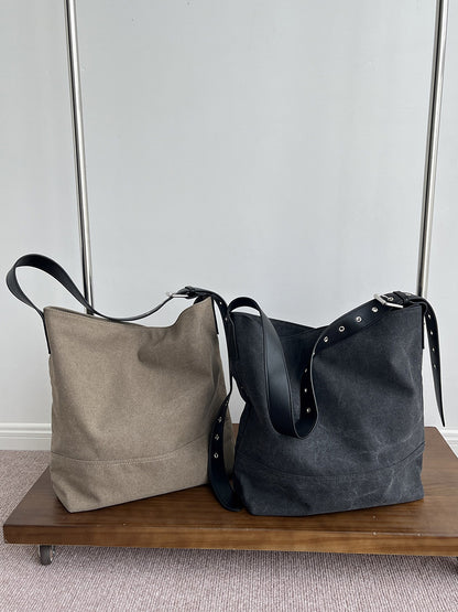 Practical shoulder bag for books, wallet, and small essentials