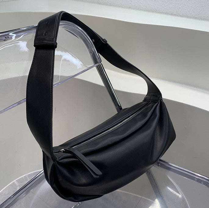 Breathable fabric wide strap shoulder purse for warm summer outings