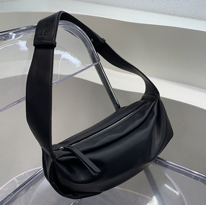 Breathable fabric wide strap shoulder purse for warm summer outings