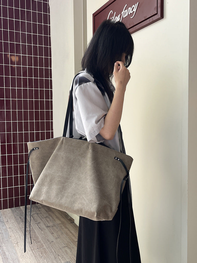 Canvas tote bag for farmers market shopping