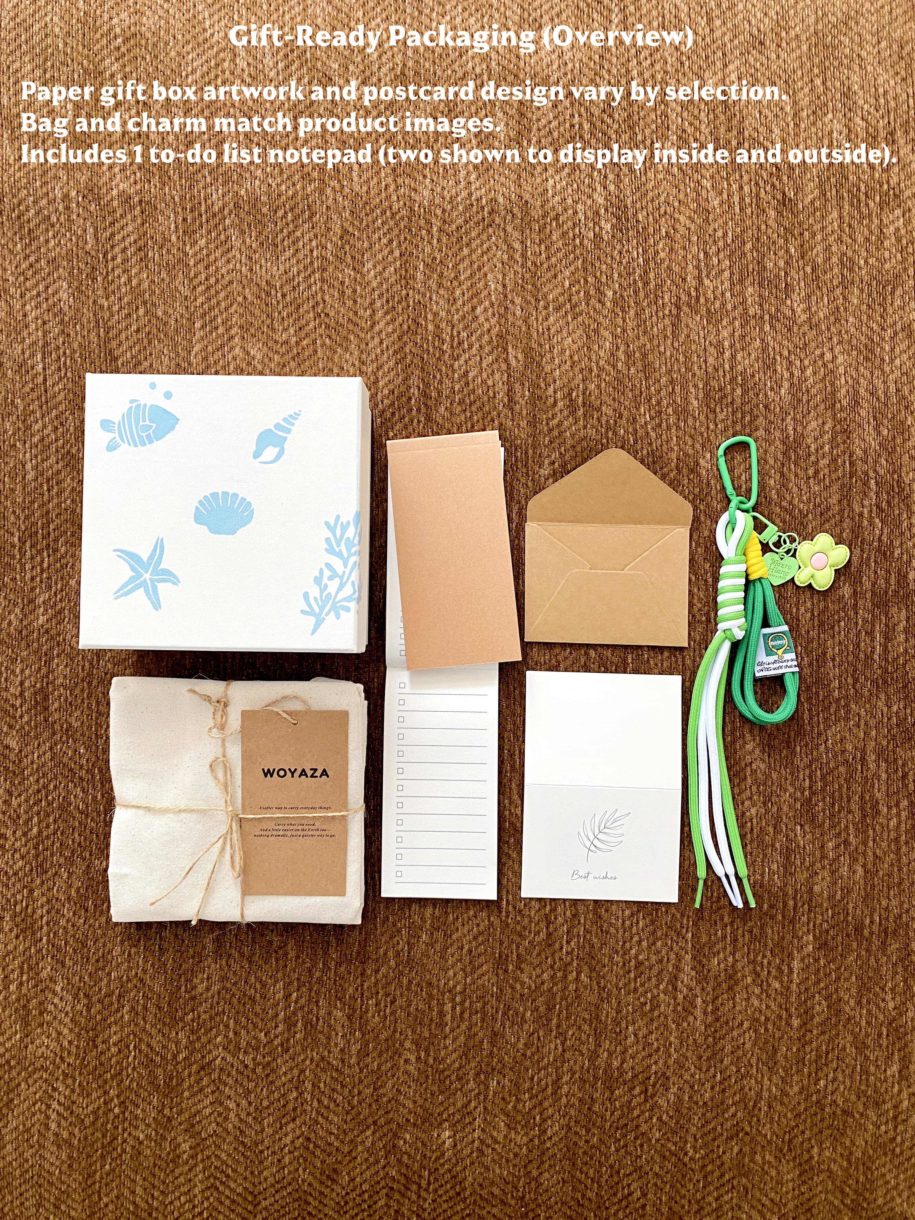 Original artwork gift bundle chosen for an aunt's retirement celebration.