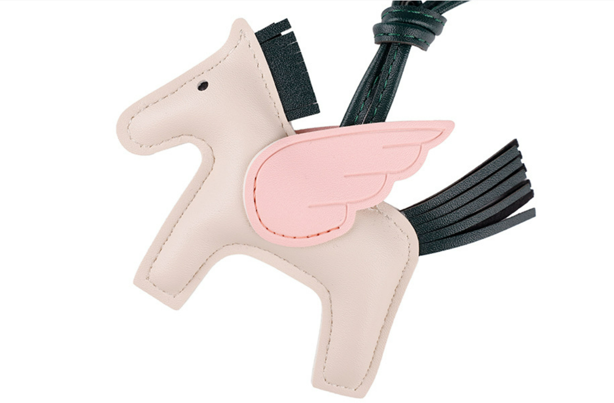 Small horse charm for adding character to a favorite bag