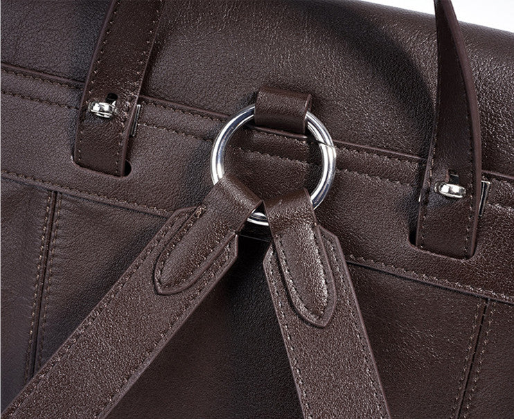 premium quality leather backpack for women