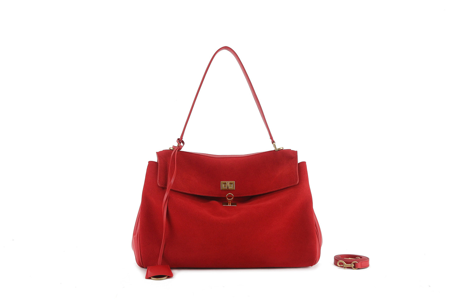 Elegant Nubuck Leather Handbag for Women