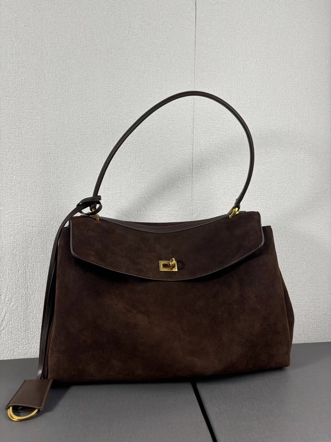 Designer Leather Commuter Shoulder Bag