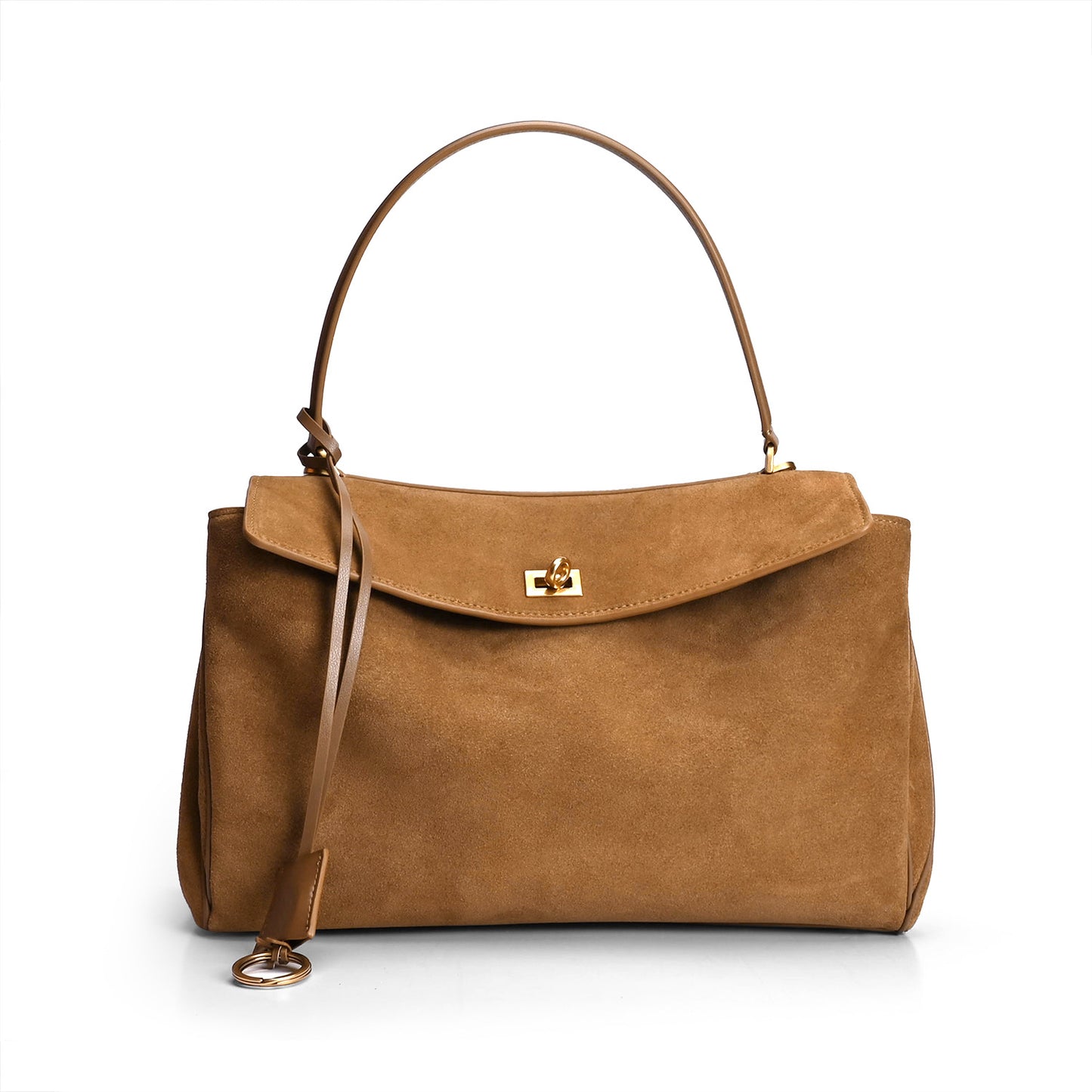 Fashionable Soft Leather Work Tote Bag with Elegant Design for Daily Commute and Office Use