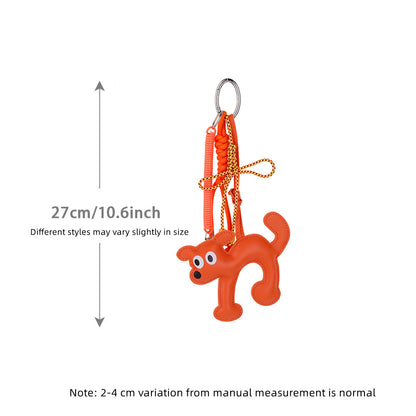 Handmade puppy keyring for easy gifting