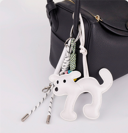 Cute dog keychain for a personal touch