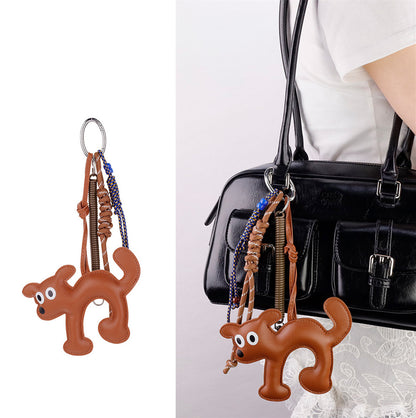 Puppy bag pendant for totes and crossbody bags