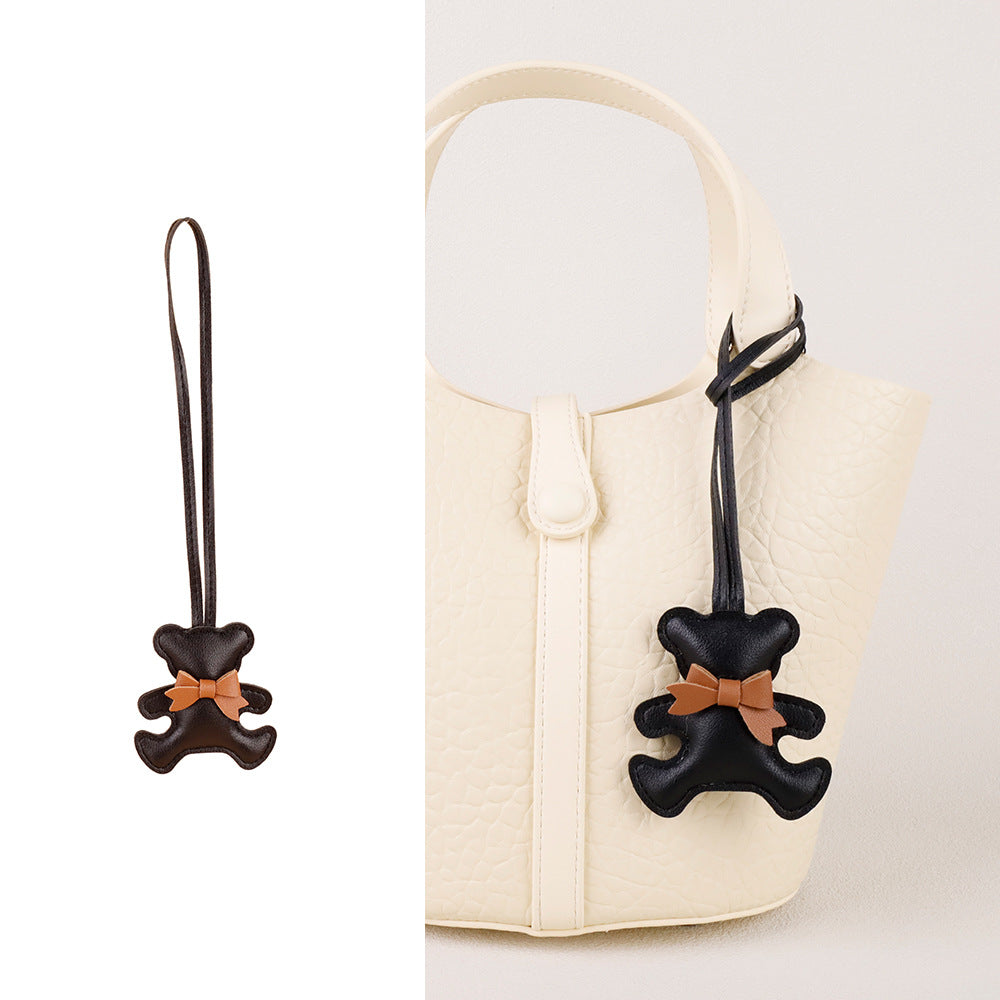 Thoughtful holiday stocking stuffer idea featuring a handmade bear purse charm