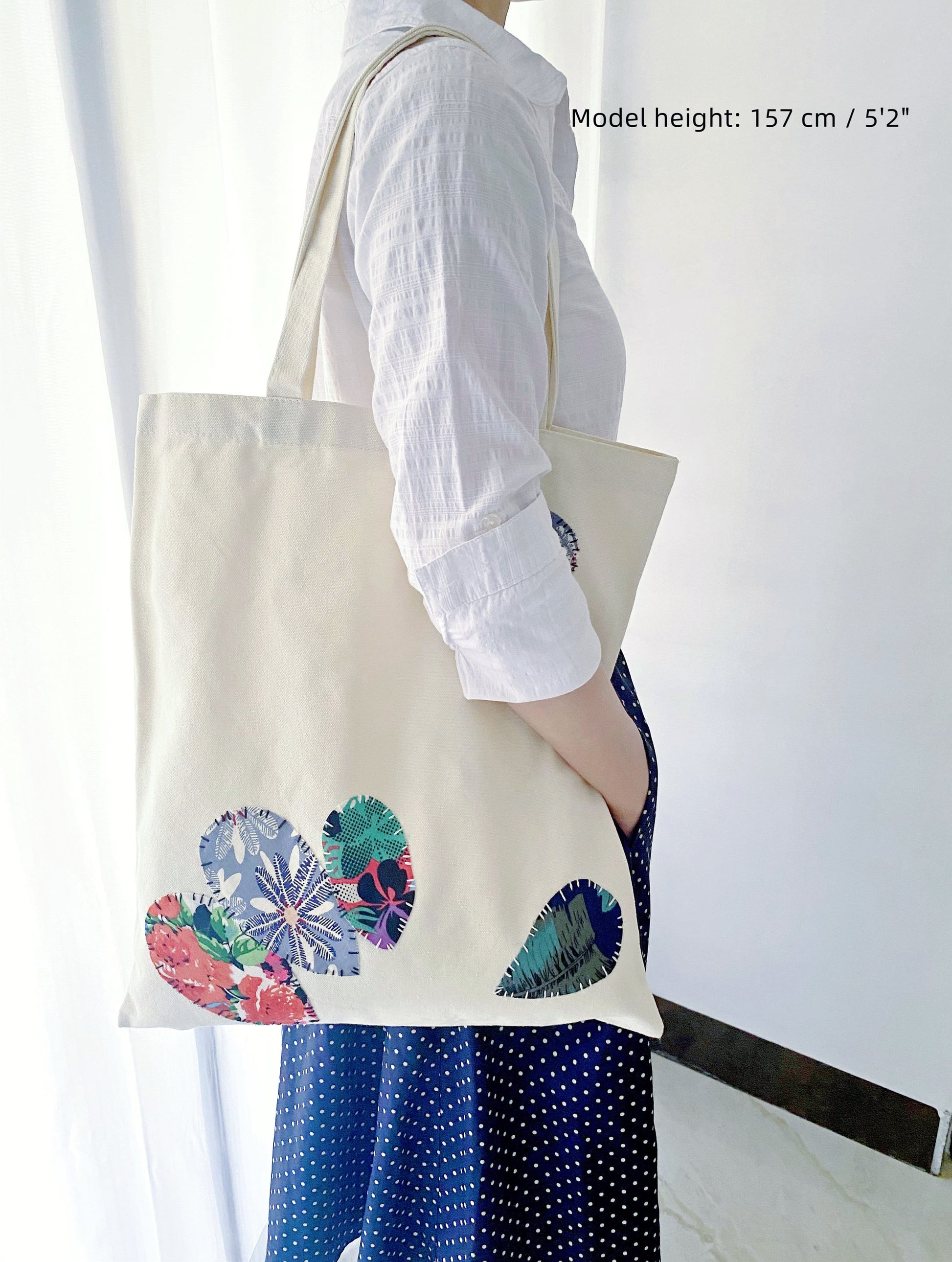 Large tote bag for books, laptop, or daily essentials