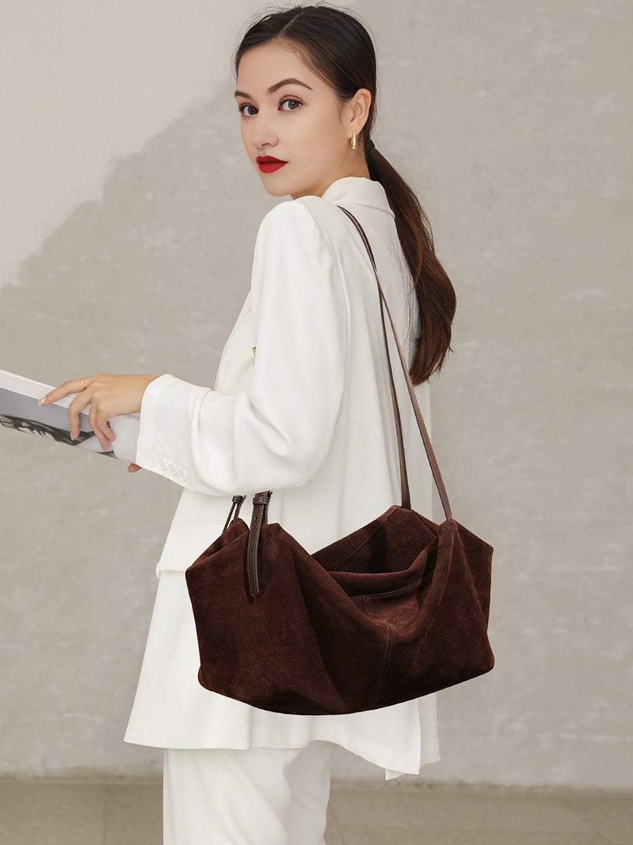 Lightweight Soft Leather Shoulder Bag for Everyday Use