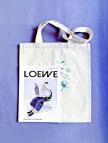 Spacious sustainable tote with subtle stitched patchwork, often gifted by Dublin locals to friends who love mindful living.