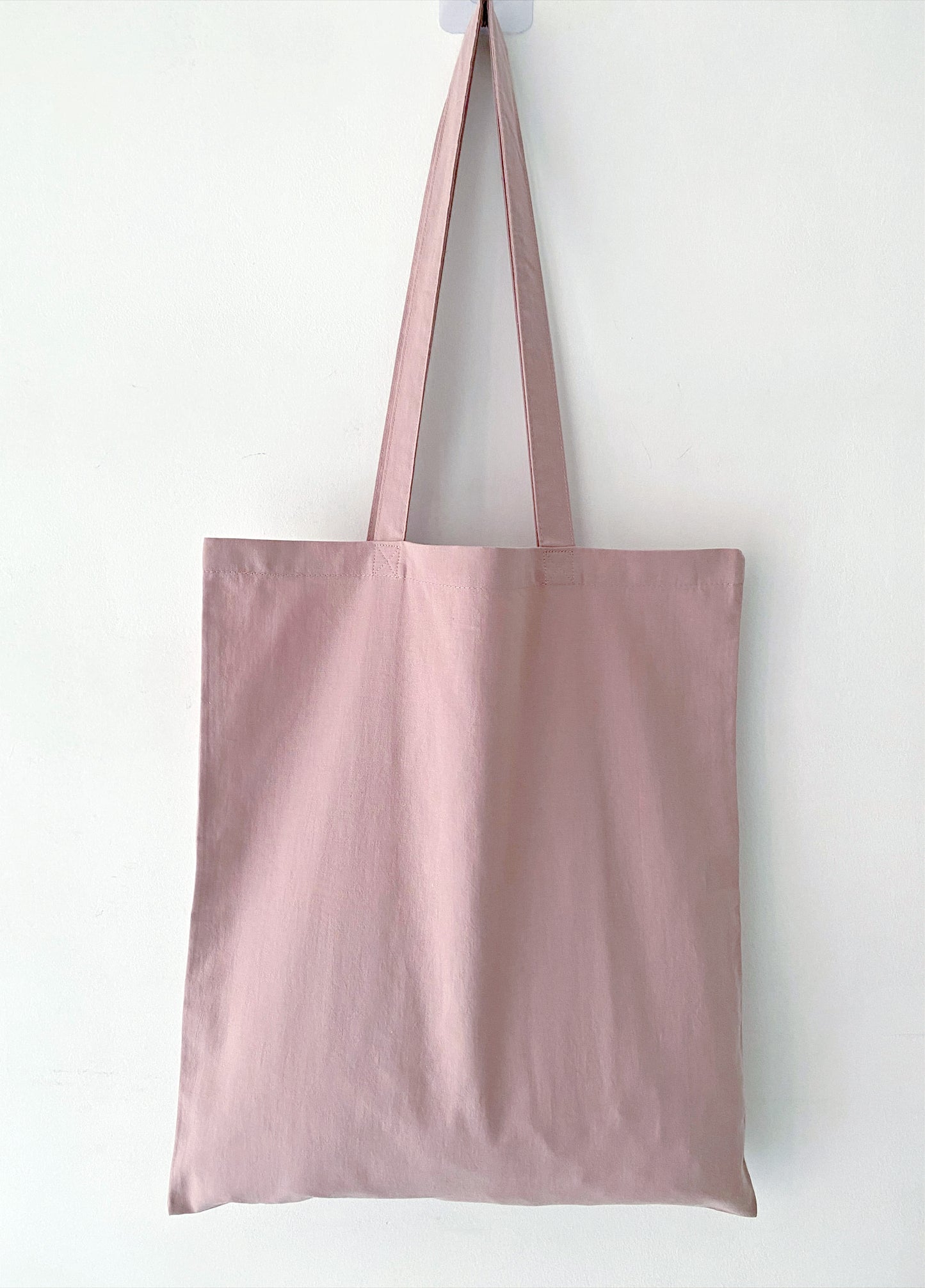 Natural Cotton Tote with Floral Needlework
