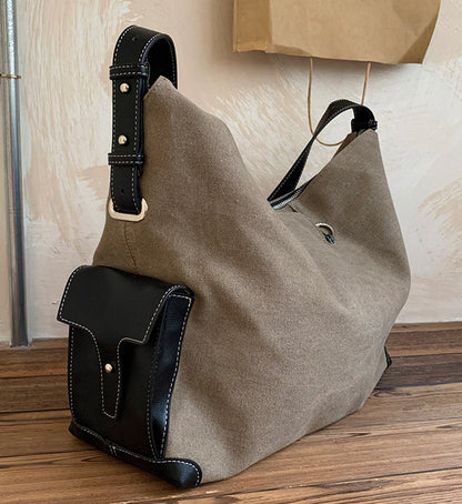 Soft canvas carry bag for shopping and daily plans