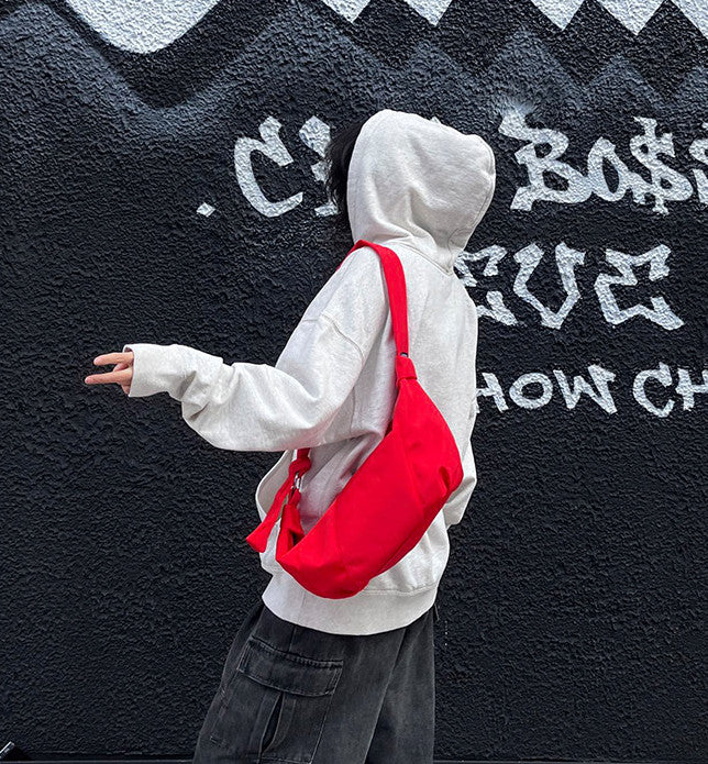 Zip-top crossbody pack for quick trips outside