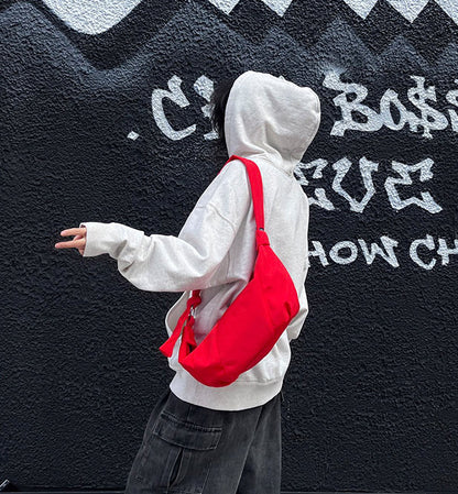 Zip-top crossbody pack for quick trips outside