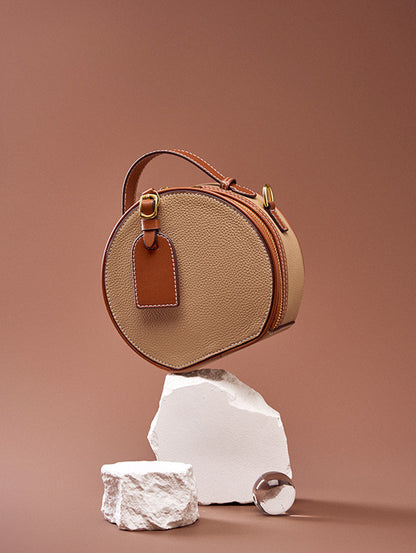 Round Fashion Shoulder Bag with Long Strap