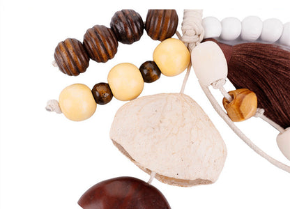 Natural Fruit Shell Rattle Charm