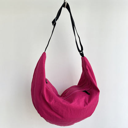 Compact lightweight messenger bag for college transit and work
