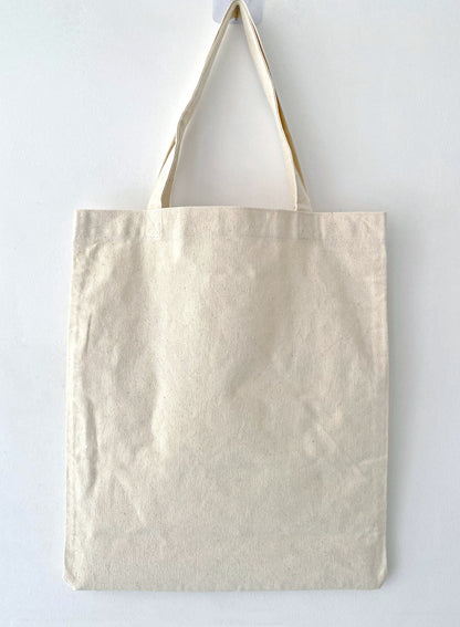 artistic floral embroidery tote, a unique gift for art lovers