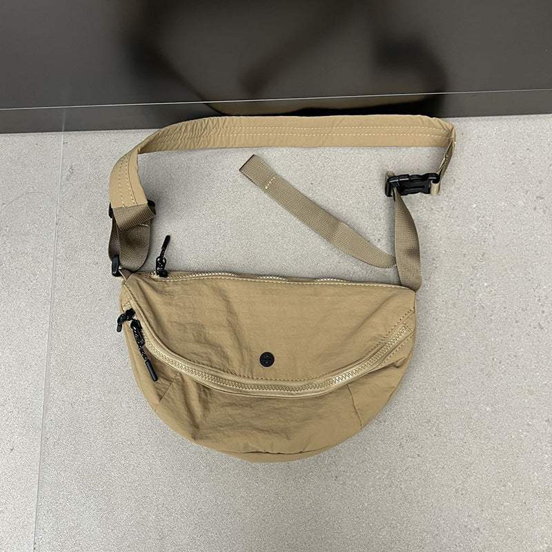 Small bag worn across the chest for travel