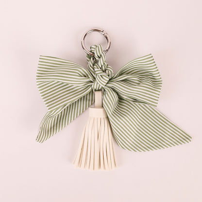Handmade bag decoration with retro styling