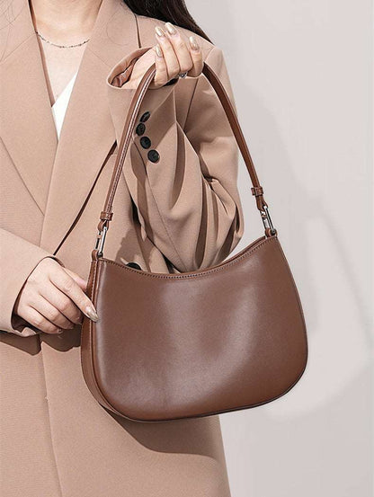 Stylish Genuine Leather Handbag with Single Strap for Women woyaza