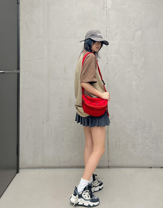 Small crossbody pack for daily movement