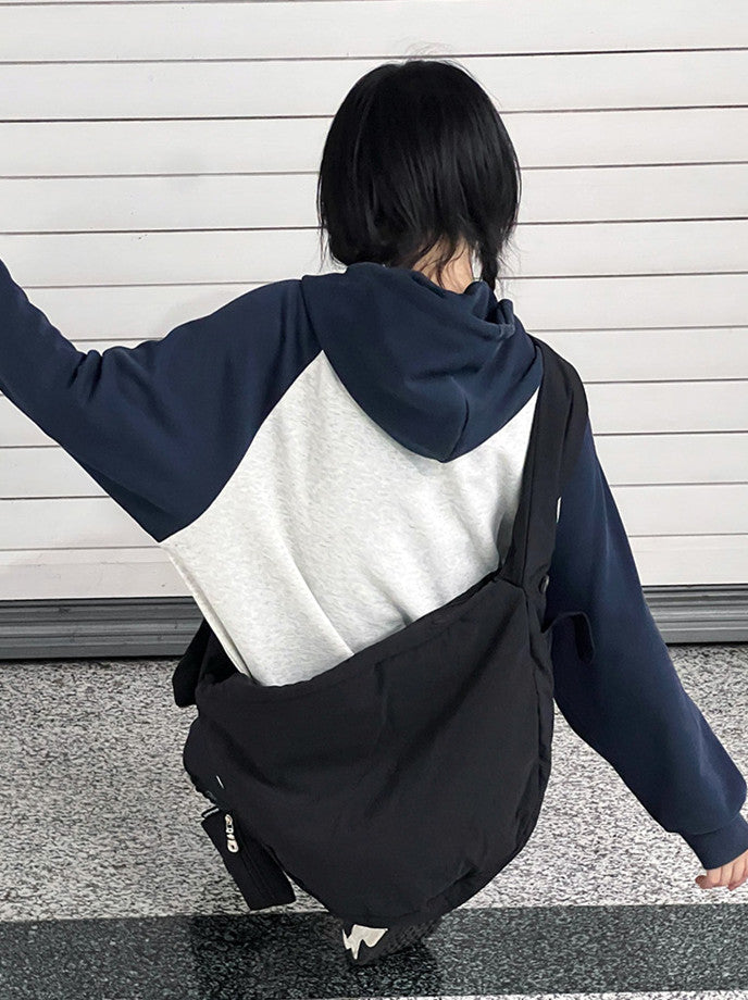 Half moon crossbody bag for shopping trips