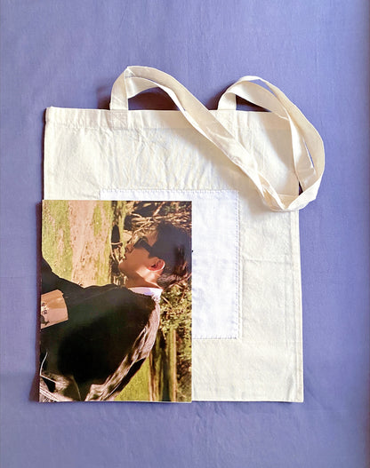 Avoiding mass production with this hand-finished embroidery on a tote, expressing individuality through Chinese aesthetics.