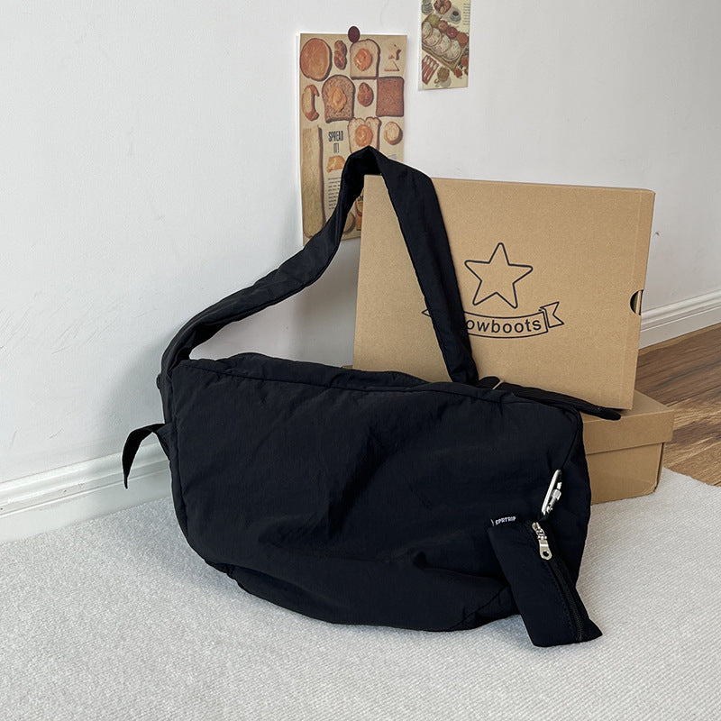 Half moon bag for casual shopping and errands