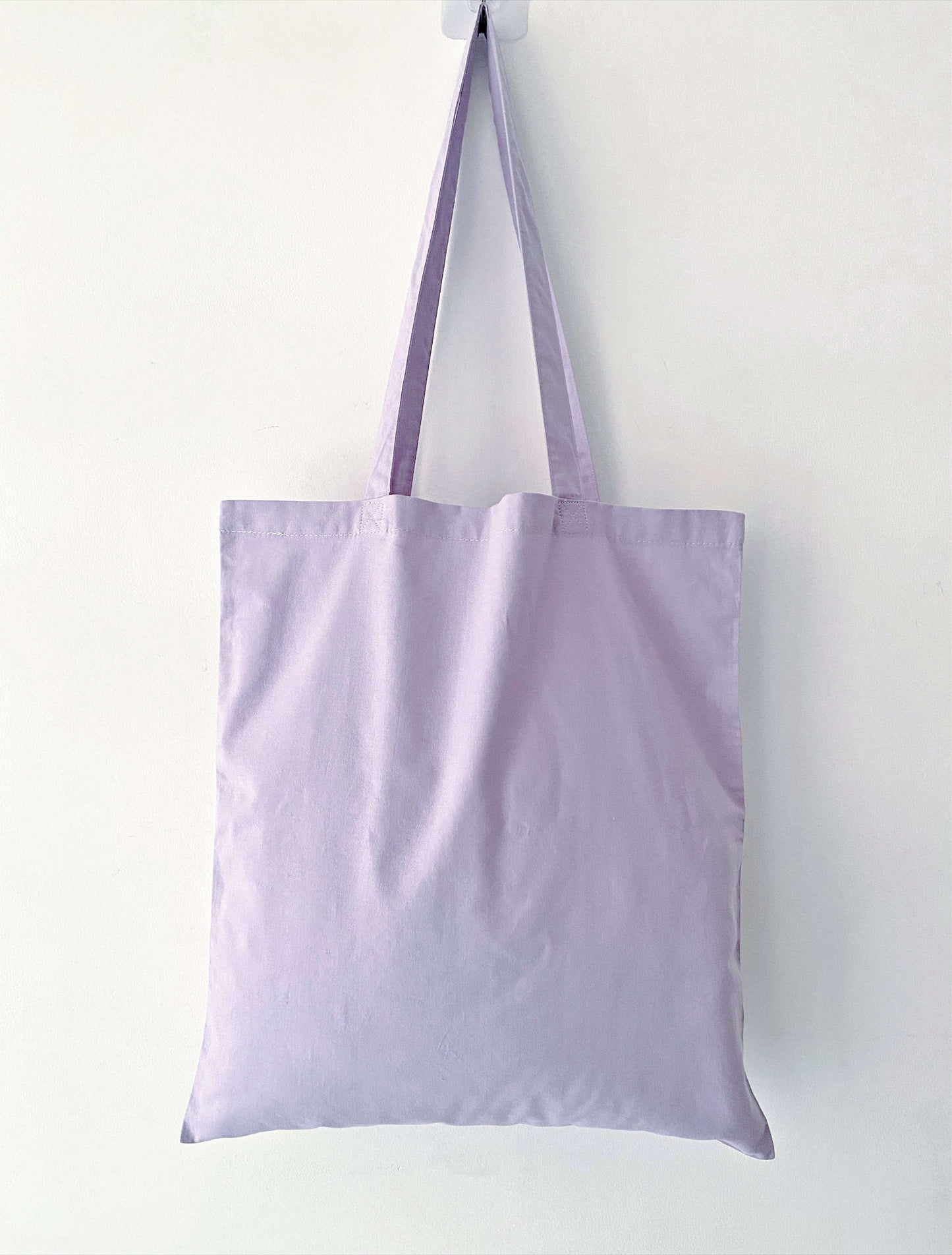 Super soft textile feel of the purple large capacity shopping bag