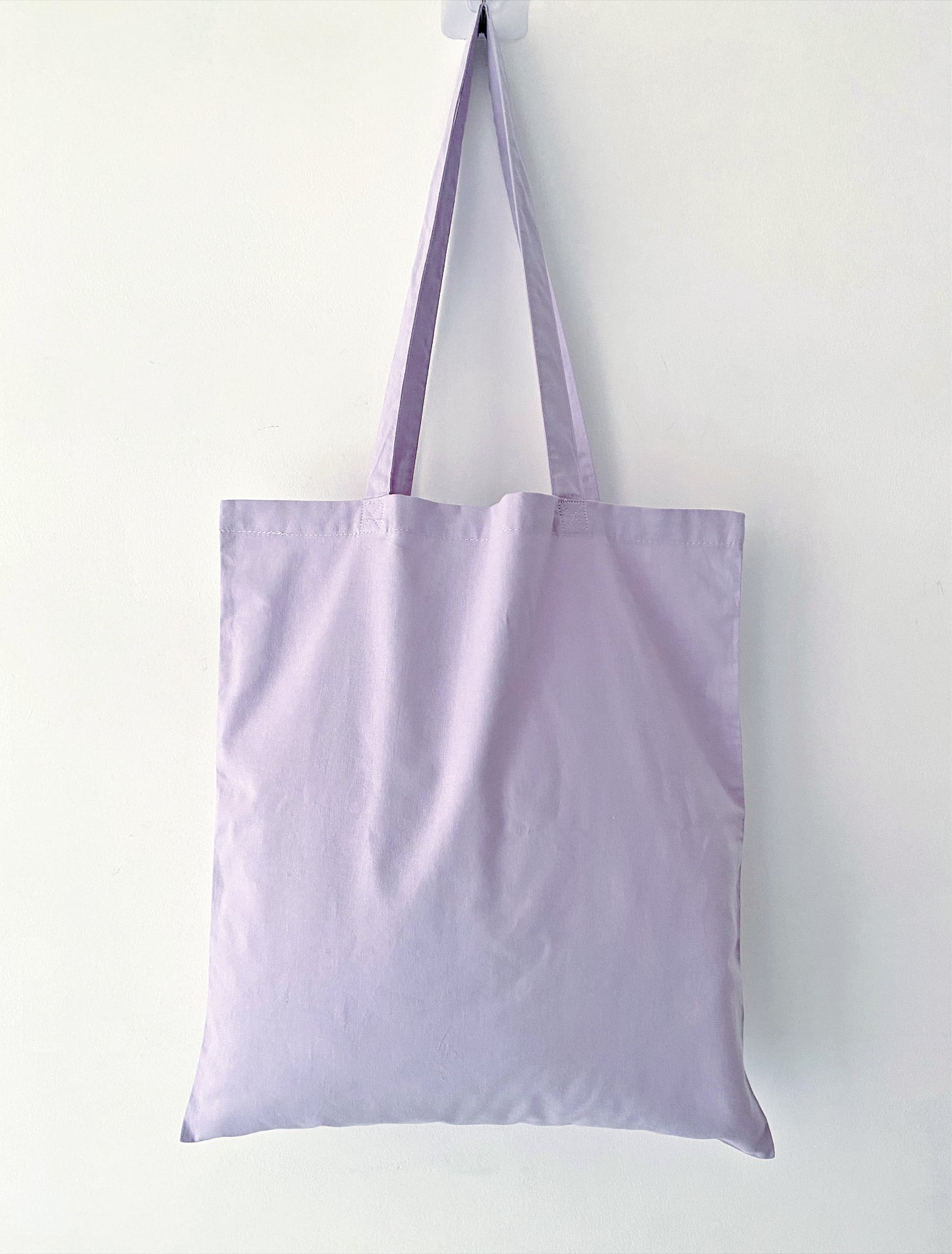 Super soft textile feel of the purple large capacity shopping bag
