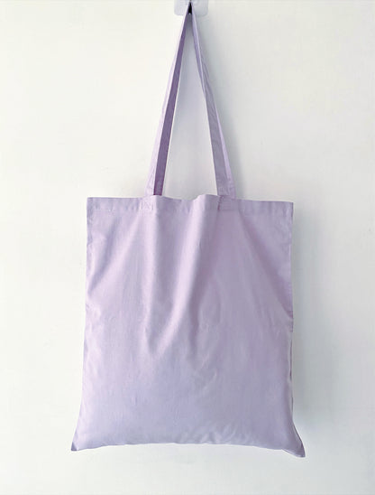 Super soft textile feel of the purple large capacity shopping bag