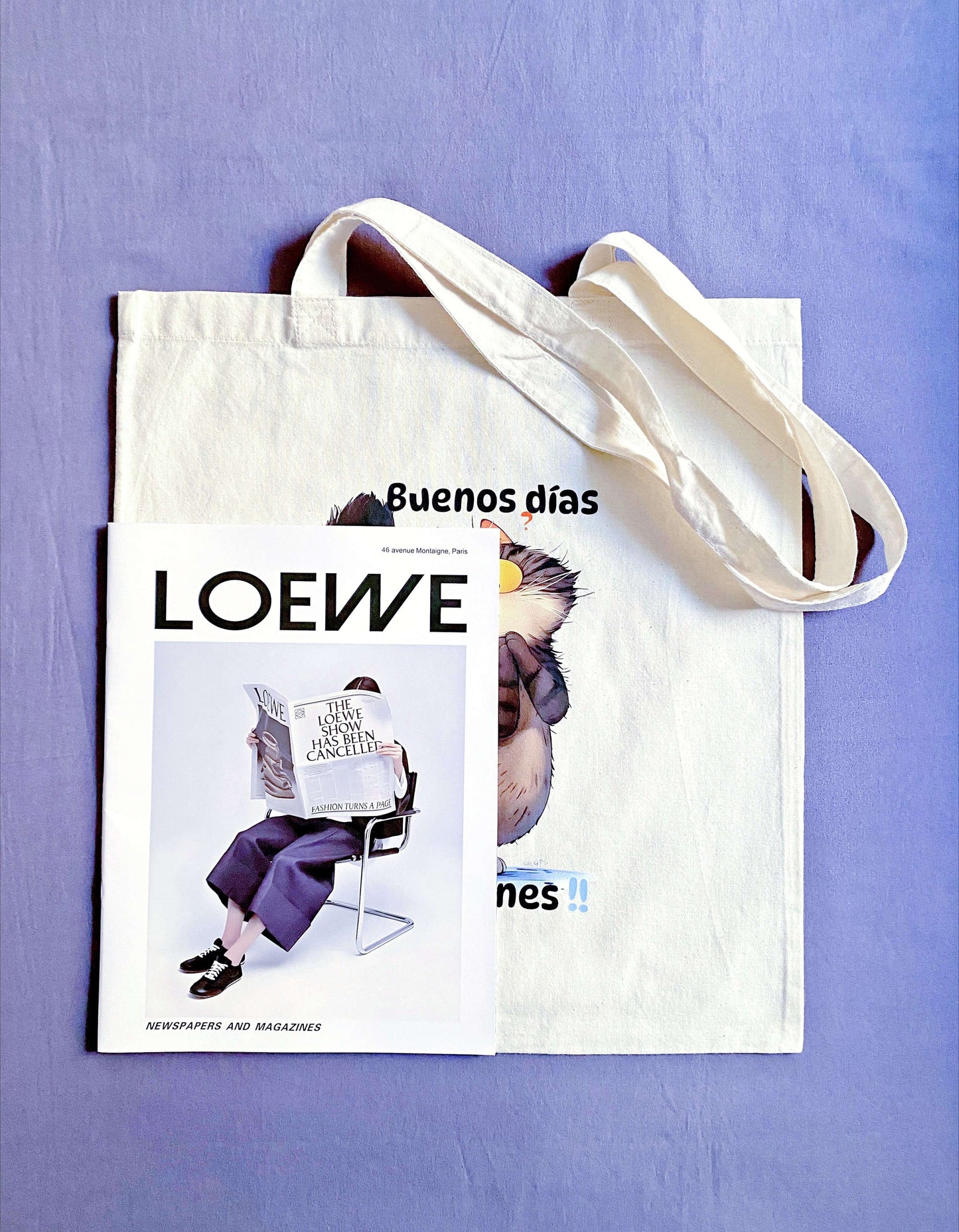 Making grocery runs a self-care ritual with this cute kitty print bag, a sustainable upgrade from boring plastic.