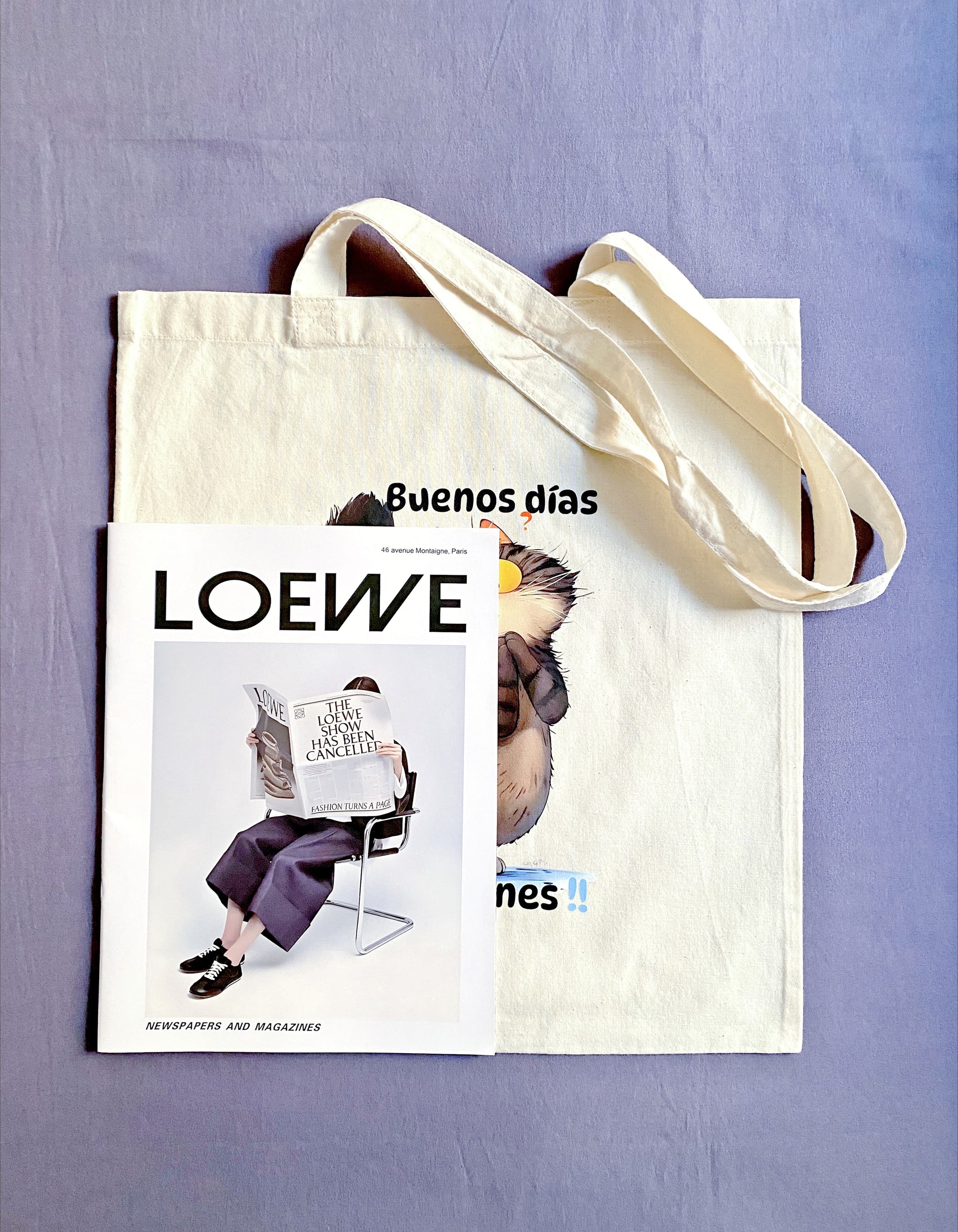 Spacious carry-all bag perfect for students and creative workers