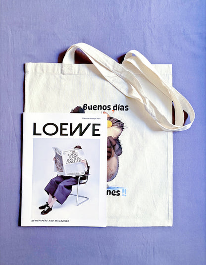 Making grocery runs a self-care ritual with this cute kitty print bag, a sustainable upgrade from boring plastic.